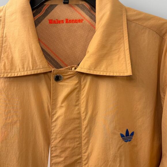 Adidas x Wales Bonner Reversible Harrington Jacket Plaid Beige Men's Medium NWT - Picture 7 of 10